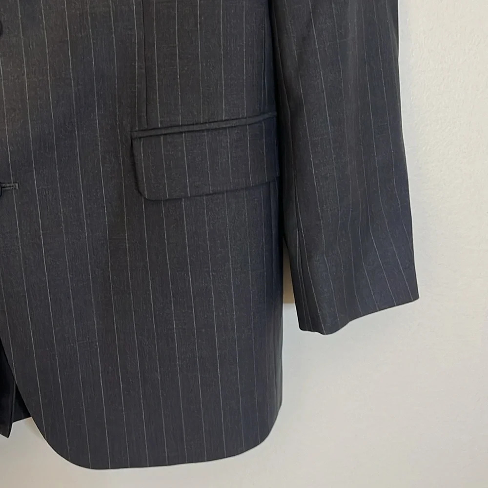 Brooks Brothers | 346 Stretch pinstripe suit jacket/blazer Men’s size 41L 41 L - Picture 2 of 10